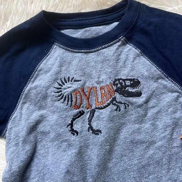 Handmade Embroidered Dylan Dinosaur Cat & Jack Tee Tshirt Top 18 months & 2T - Picture 4 of 8